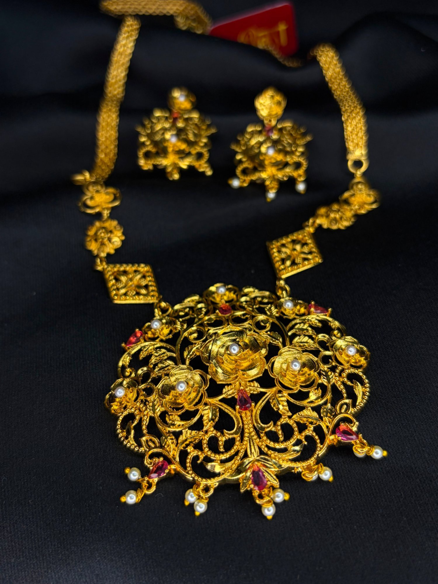 Rajkamal Jorowa Long Necklace Set