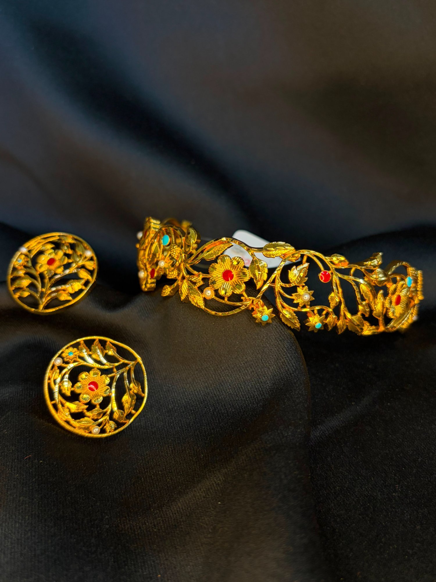 Pushpavalli Meena Choker ( Gold plated)