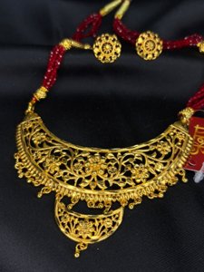 Small half chand pendant