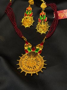 Rangoli pendant set