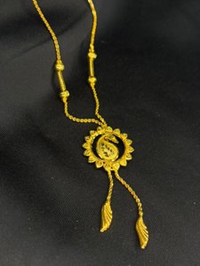 Flower mayur tie chain