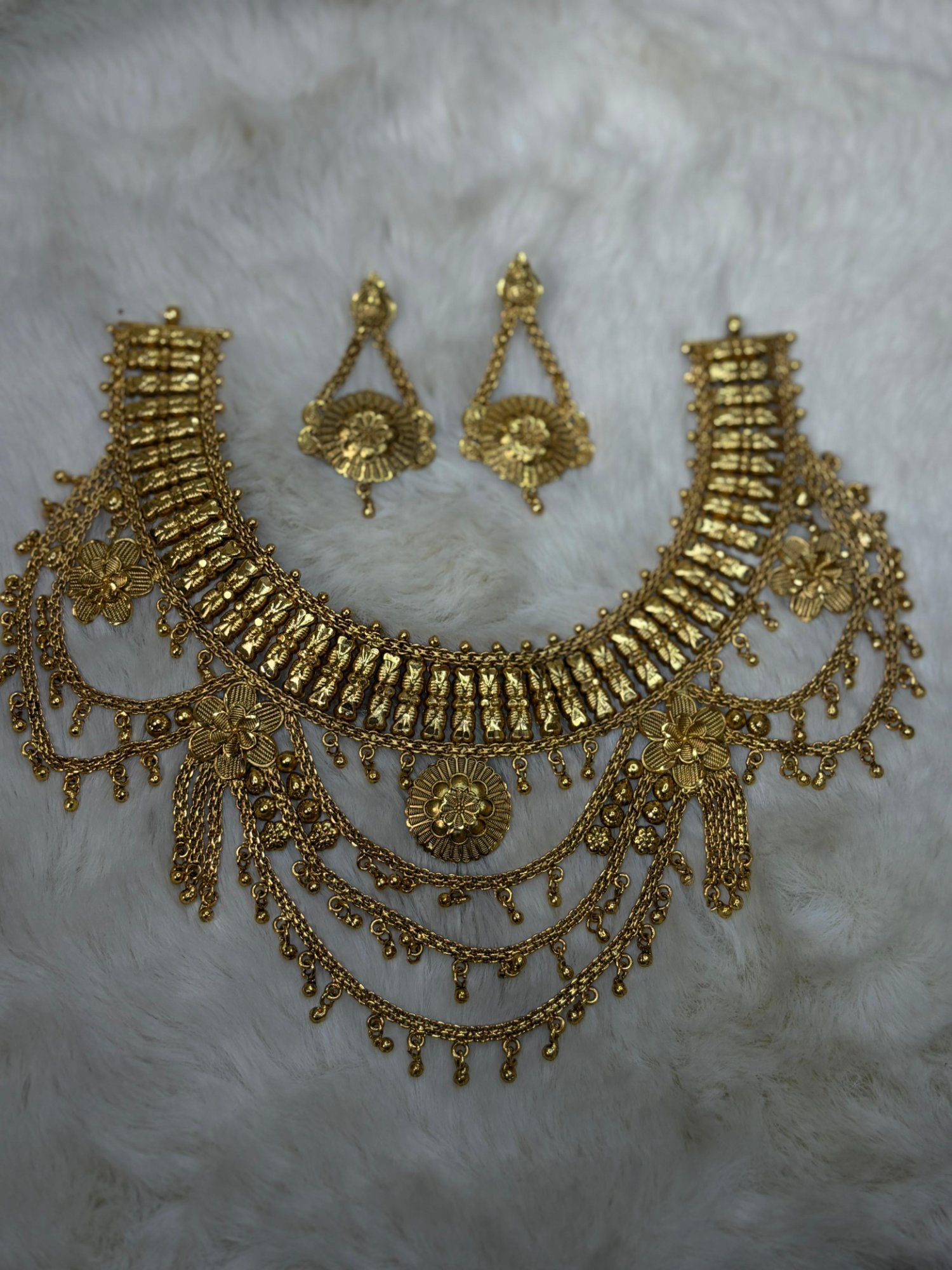 Antique Chain Jhalor Necklace