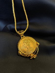 Gold Plated Gini Pendant