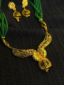 Bird cage pendant set