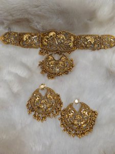Lotapata Bridal Choker (Antique polish)