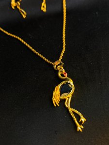 Morni Pendant Set (Midnight blue)