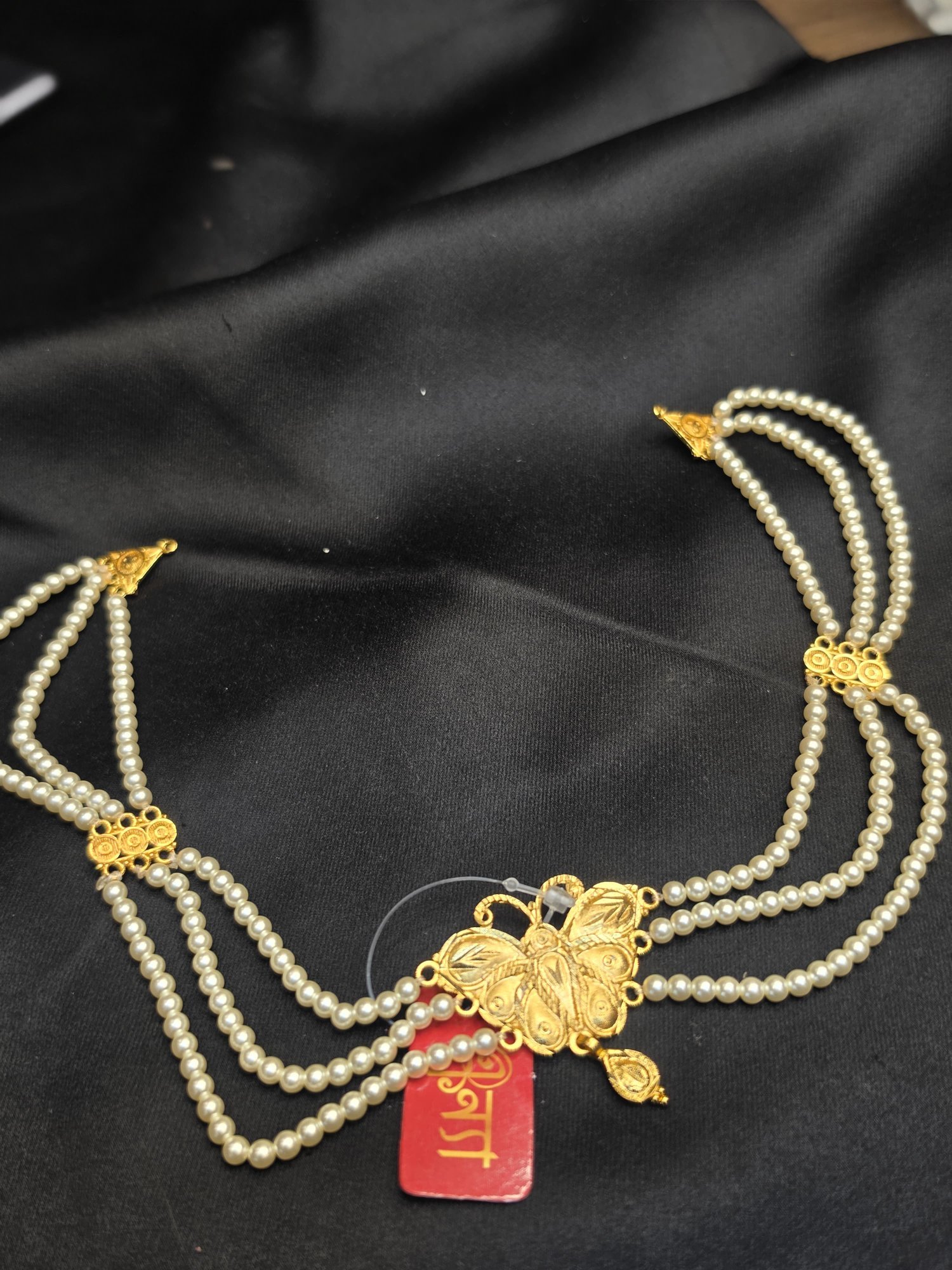 Butterfly Pearl Choker