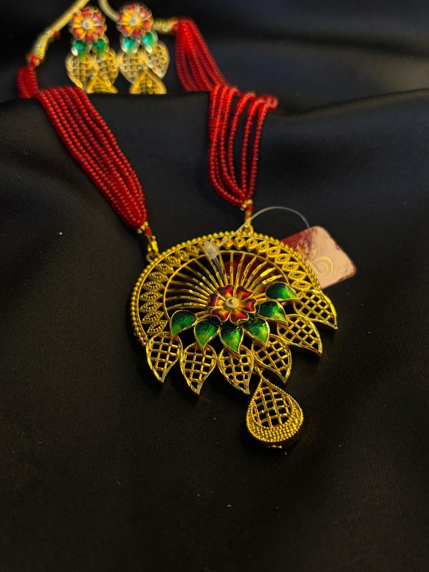 Lotus sun pendant (with mina )