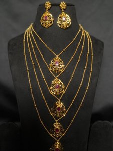 Five line stone motor lohori(pink stone)