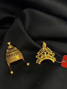 Topor & Mayur Mukut Brooch (combo)