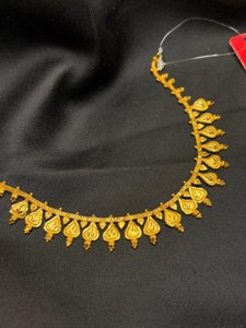 Leaf Chain Sleek Necklace (Without Earring)