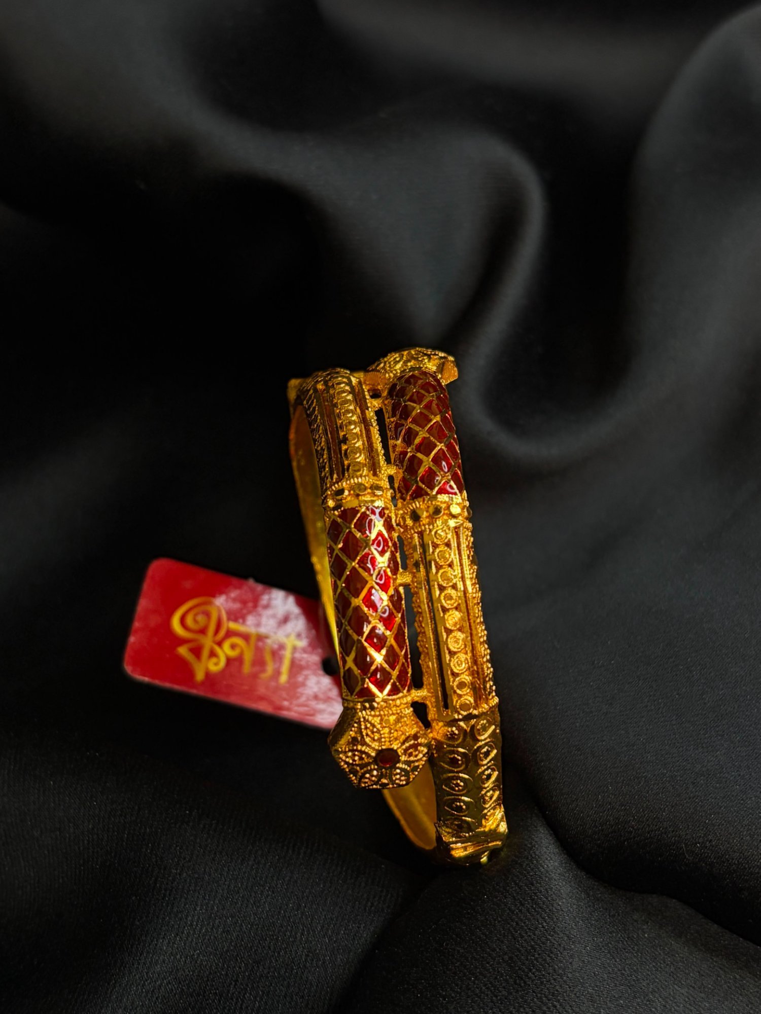 Royal Ruby Meenakari Bala (Single)