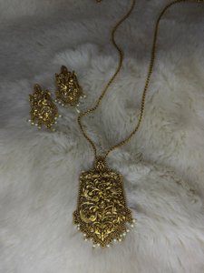 Small Mayurika Pendent ( Antique)