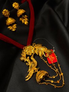 Bird Jhumko Jhalor Pendant