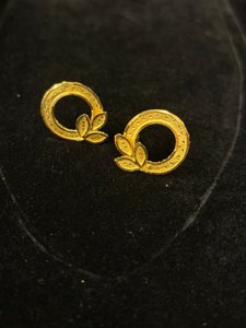 Ring Leaf Earring