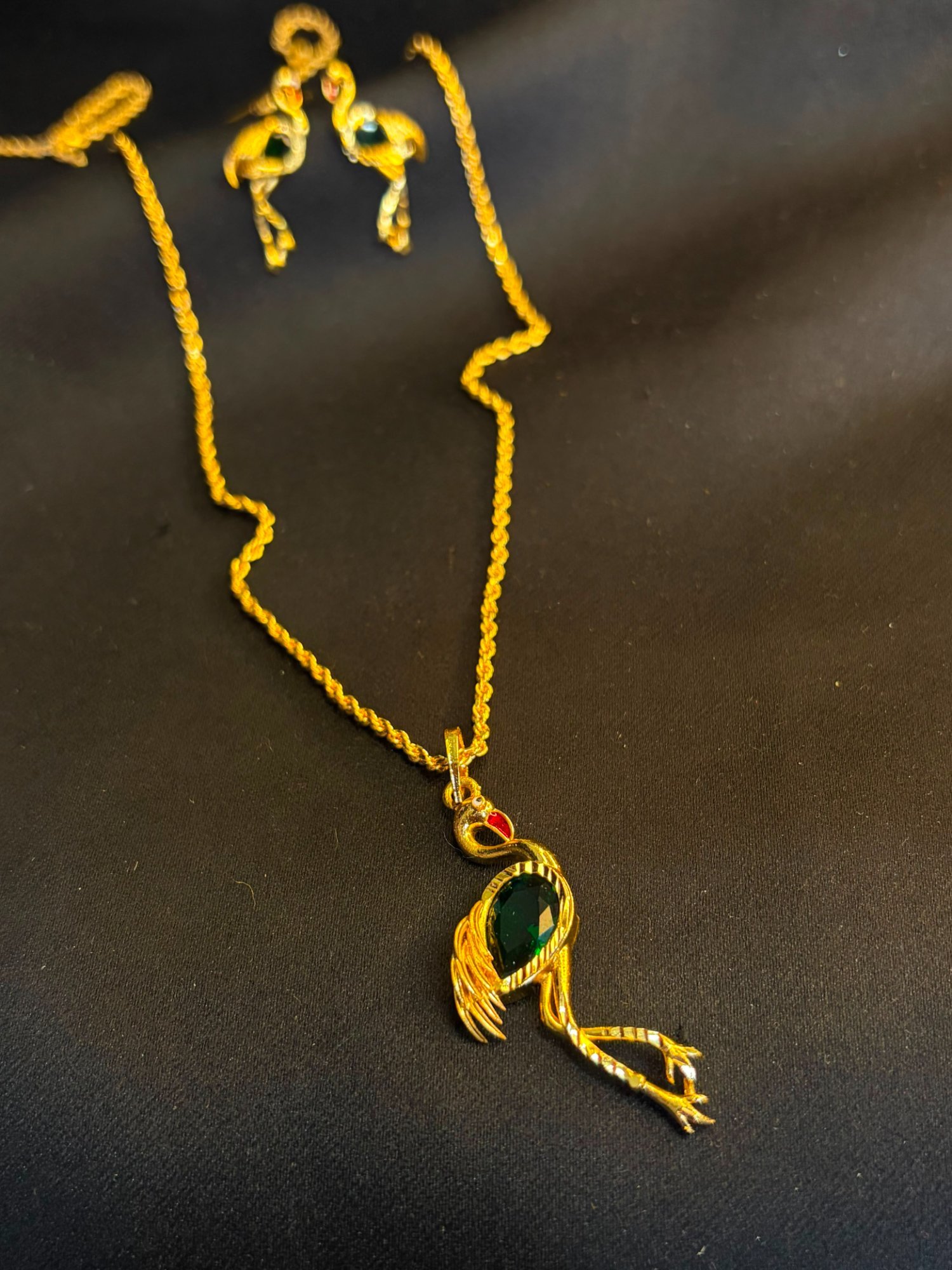 Morni Pendant Set (Green)