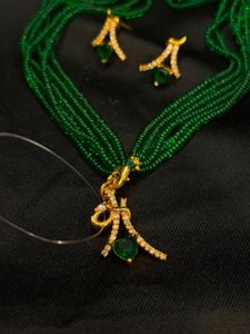 Reborn Heart Pendant Set (Green)