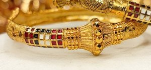 Monipuri Half Bala (Gold plated)