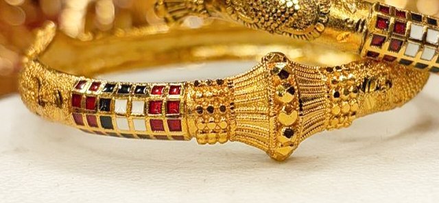 Monipuri Half Bala (Gold plated)