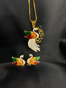 Minakari Hansh Pendent
