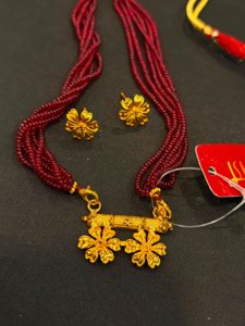 Twin Shiuli Pendant Set