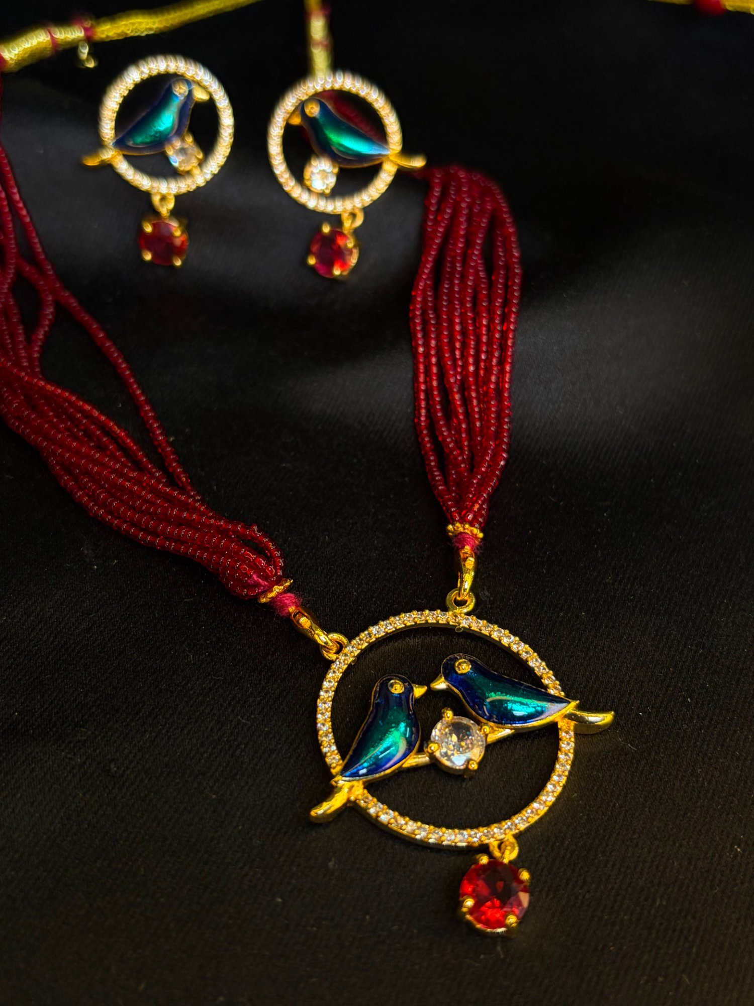 Love-Bird Pendant Set