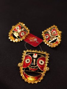 Jagannath Mahaprabhu Designer Pendant Set