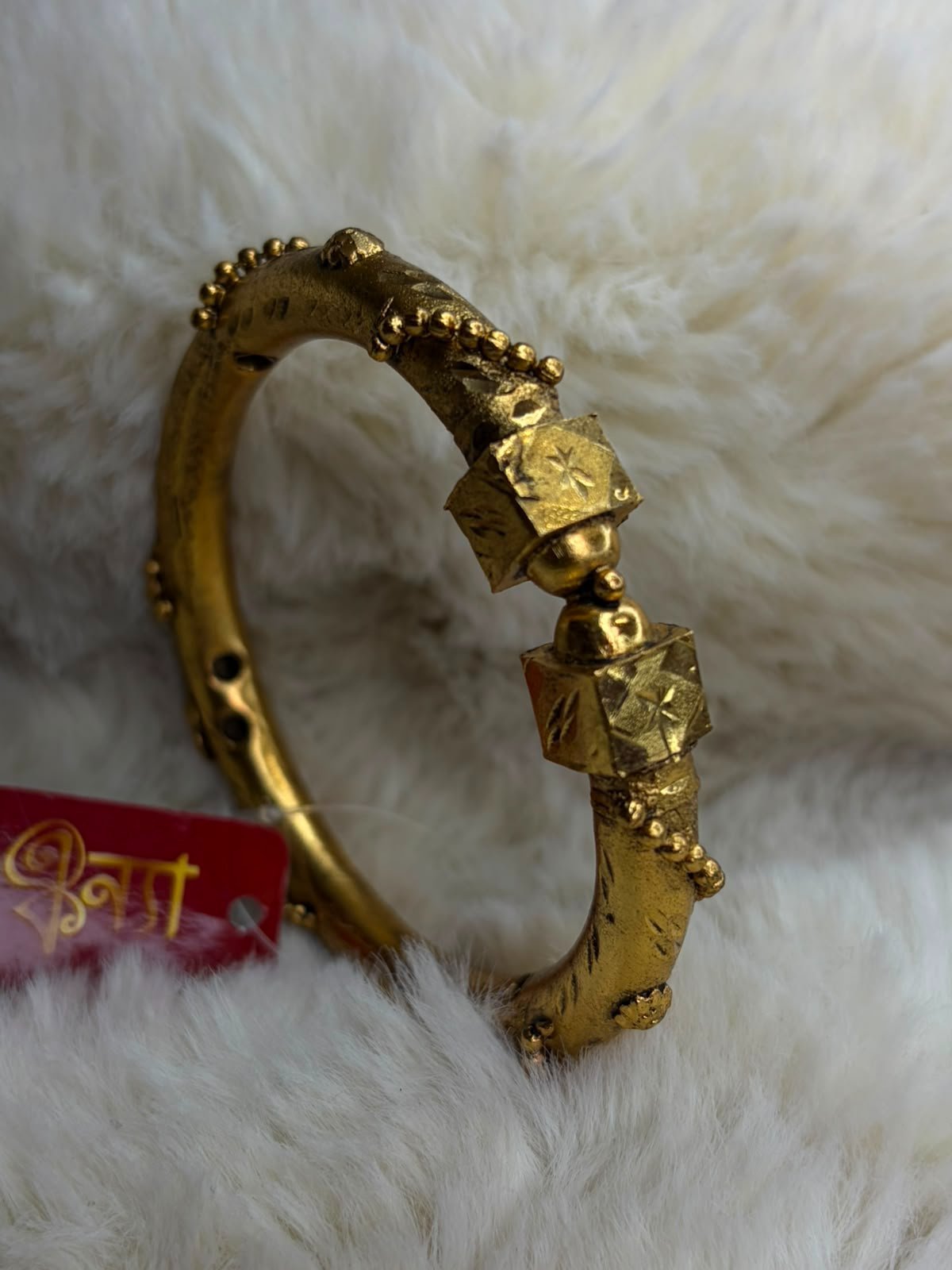 Squre Monipuri Bala(Antique Polish)