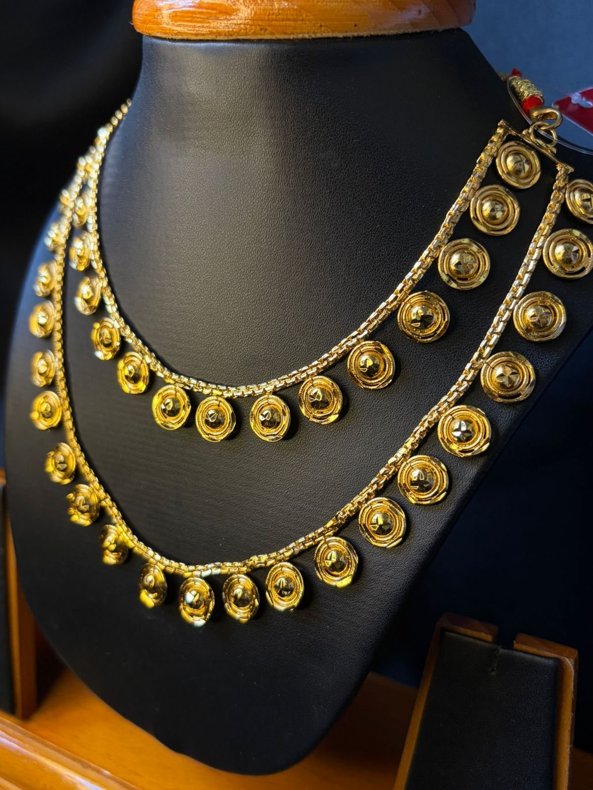 Gold Coin Necklace ( without earrings)