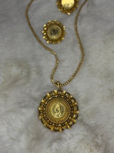 Antique Gini Flower Pendant