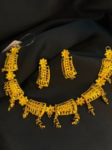 Nakshi Floral Necklace Set