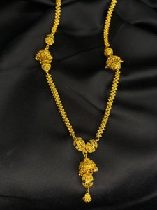 Ball jhumko mof chain (with Tassel)