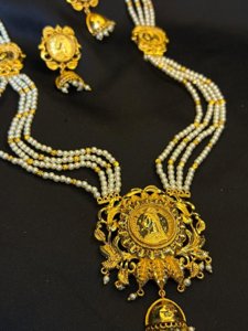 Gold -Plated Gini Leaf Sita Har