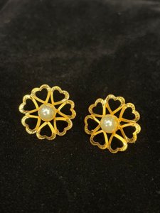 Heart shape pearl kanpasa