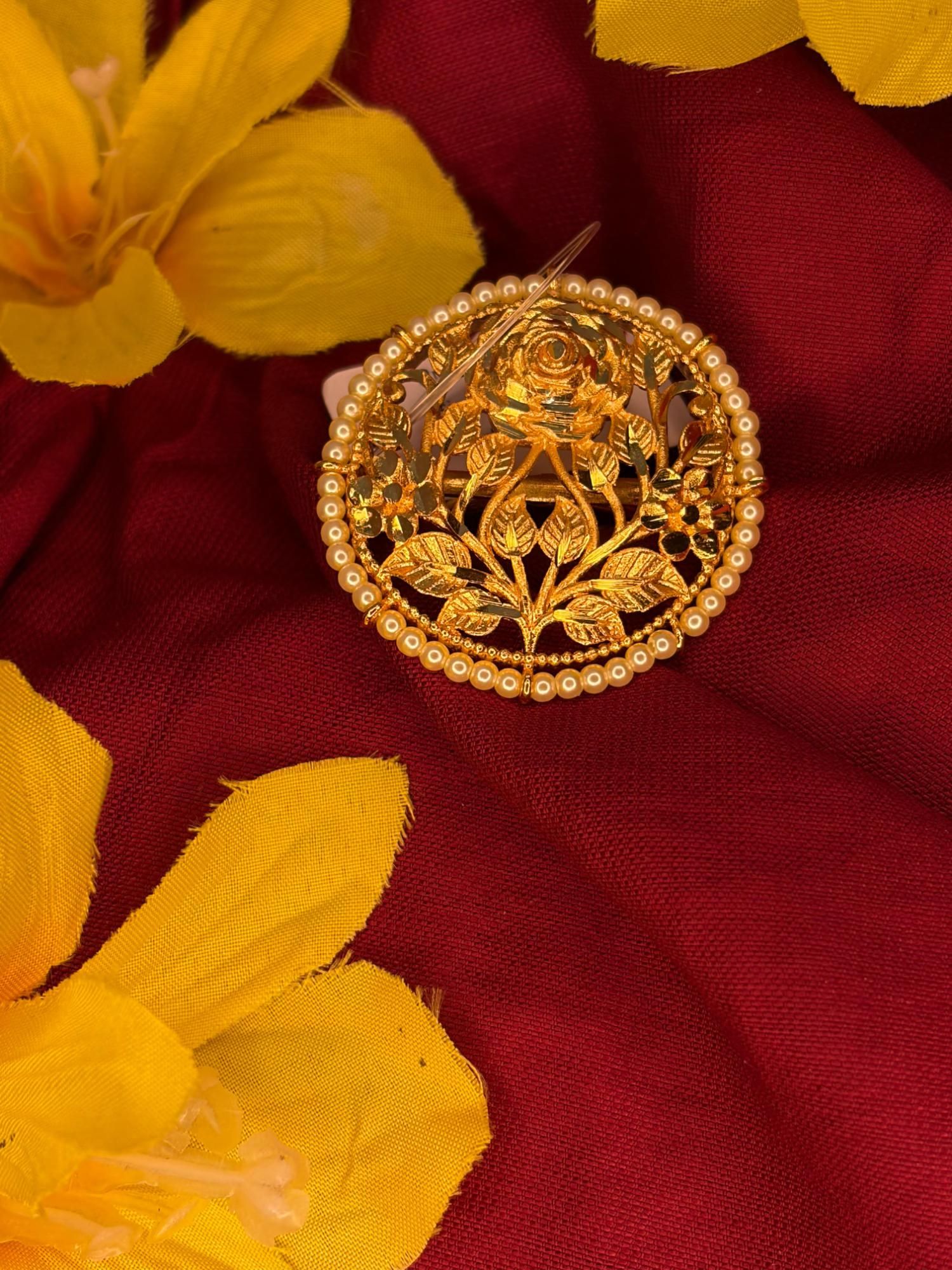 Pearl tana fingerring