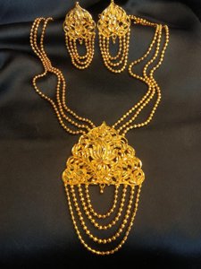 Gold Plated Mayuri Mala