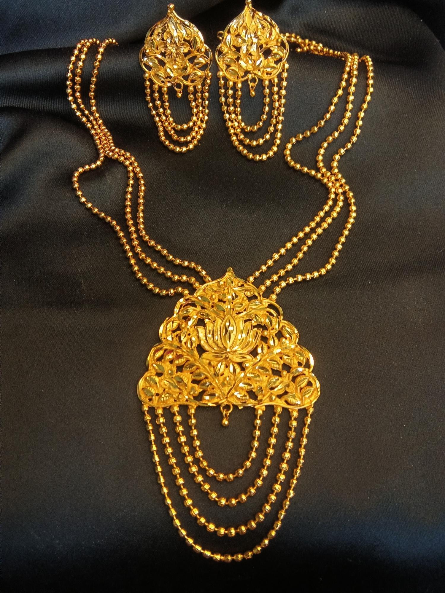 Gold Plated Mayuri Mala