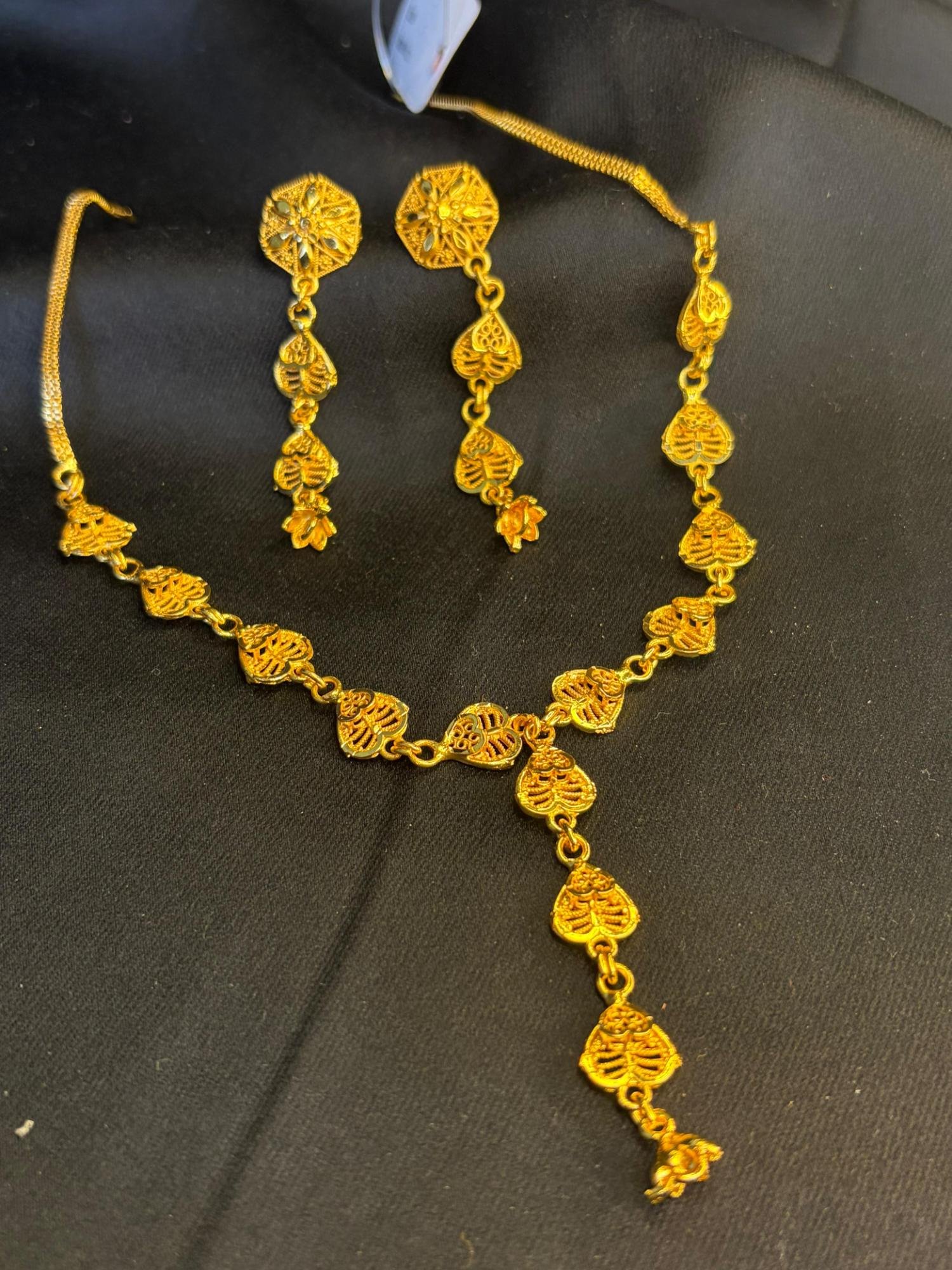 Heart line Necklace