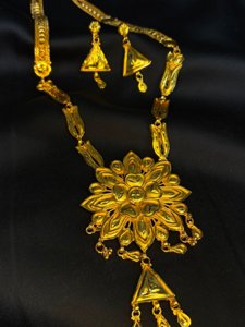 Nakshi Flower Necklace Set