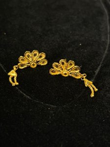 Half Flower Small Earring