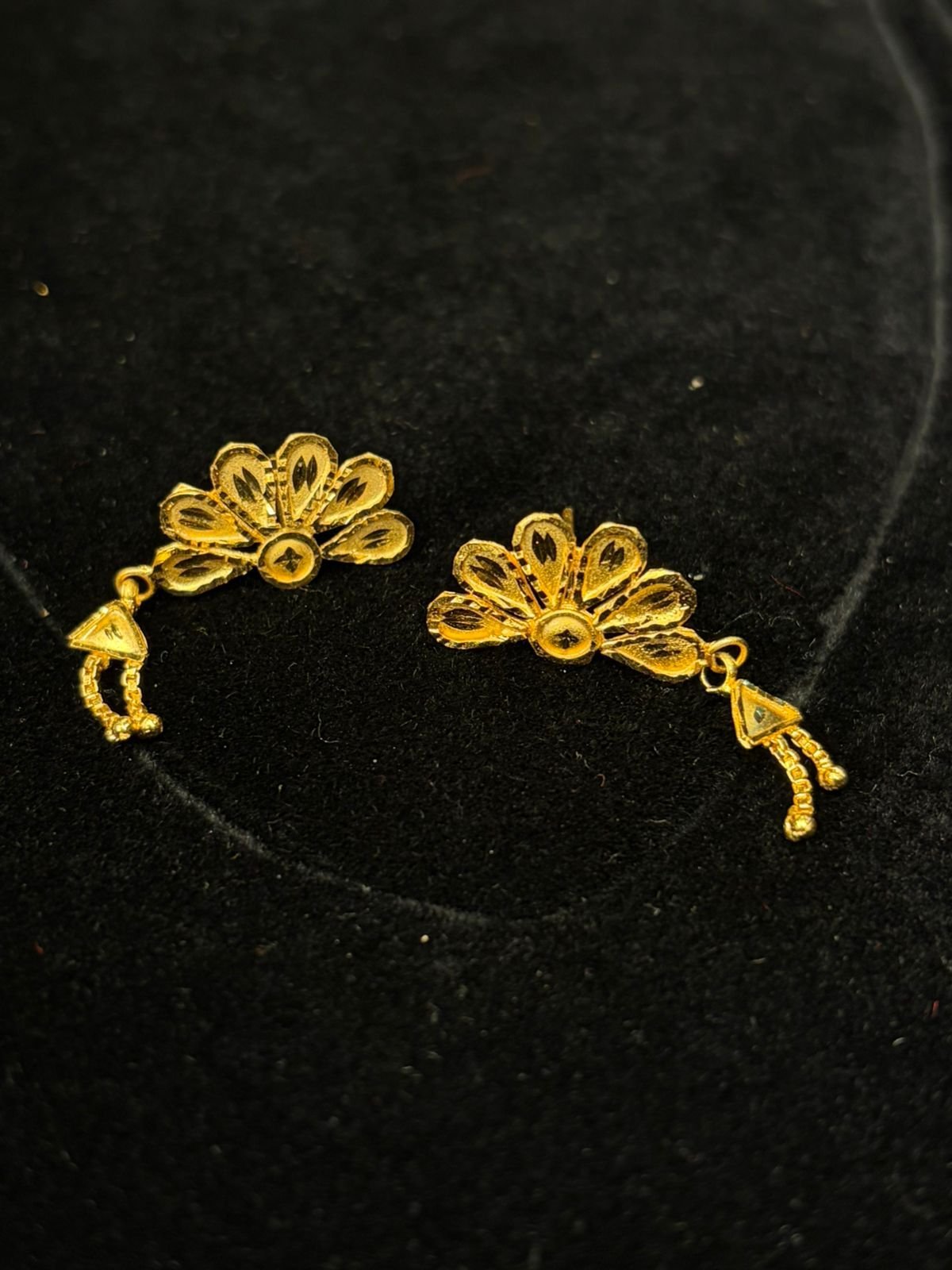 Half Flower Small Earring